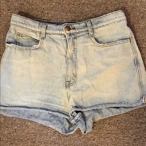 American apparel cut off shorts
